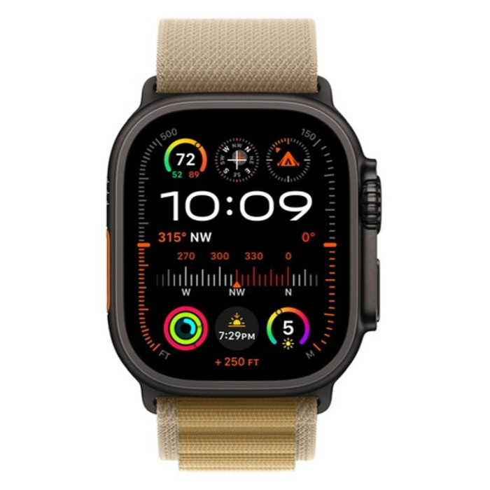 Умные часы Apple Watch Ultra 2 2024 49mm GPS + Cellular Black Titanium Case with Black Alpine Loop