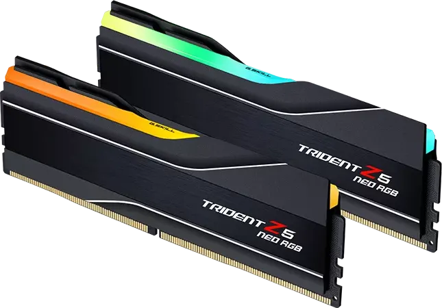 Оперативная память 64Gb DDR5 6000MHz G.Skill Trident Z5 Neo RGB (F5-6000J2836G32GX2-TZ5NR) (2x32Gb KIT)