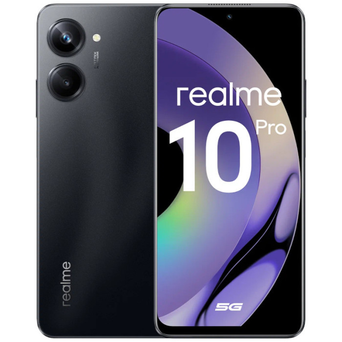 Смартфон Realme 10 Pro 8/128GB Черный (Dark Matter) EAC