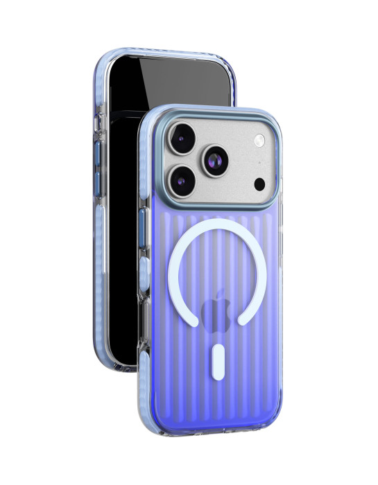 Чехол защитный VLP Pulse Case с MagSafe для iPhone 17 Pro, синий