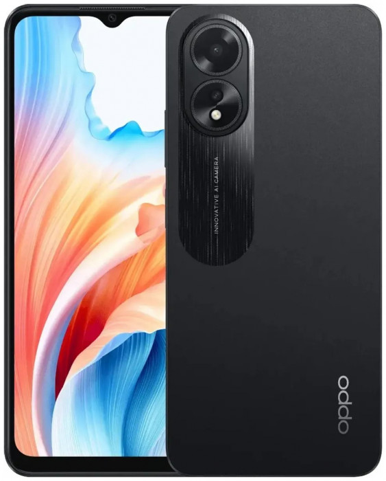 Смартфон Oppo A18 6/128GB Блестящий черный