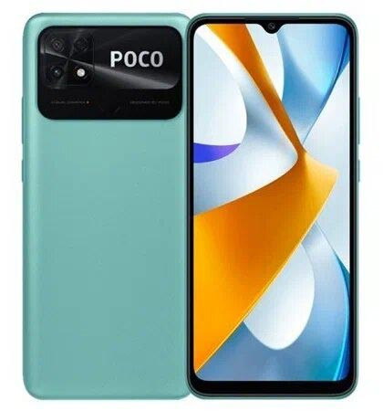 Смартфон Poco C40 4/64GB Зеленый (Coral Green)