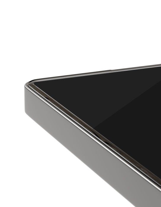 Стекло защитное 2.5D VLP Premium Shield для Samsung S25 Ultra с черной рамкой