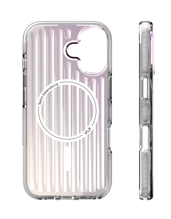 Чехол защитный VLP Pulse Case с MagSafe для iPhone 17, перламутровый