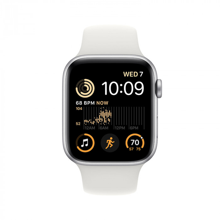 Умные часы Apple Watch SE 2022 44mm Aluminum Case with Sport Band Серебристый