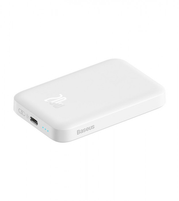 Внешний аккумулятор Baseus Power Bank MagSafe 6000mAh 20W Белый (PPCX020102) | Фото 2 из 9