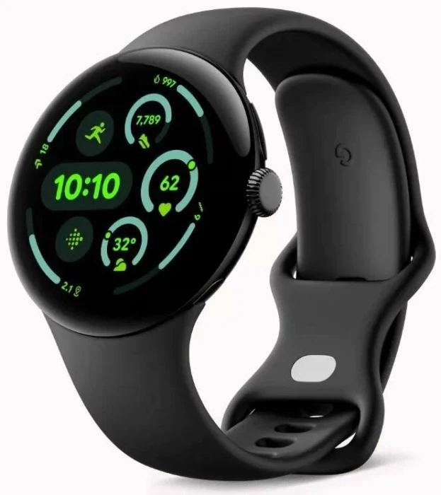 Умные часы Google Pixel Watch 3 45mm Wi-Fi Черный матовый (Obsidian/Obsidian)