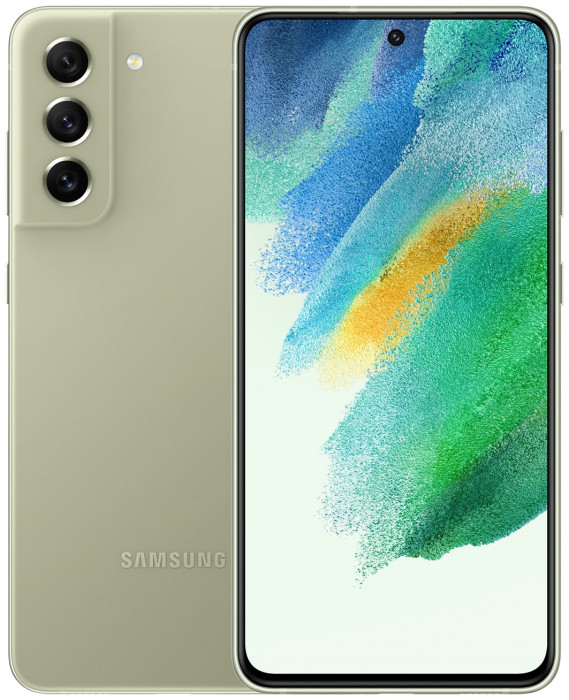 Смартфон Samsung Galaxy S21 FE 6/128GB Зеленый (Olive) | Фото 1 из 7