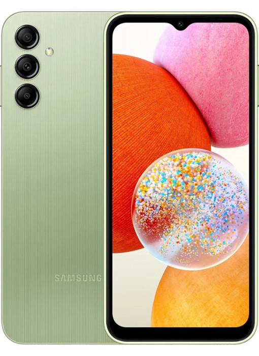 Смартфон Samsung Galaxy A14 4/128GB Зеленый (Light Green) | Фото 1 из 7