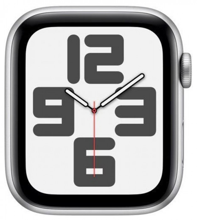 Умные часы Apple Watch SE 2023 44mm Aluminum Case with Sport Band Серебристый/Синий | Фото 2 из 3