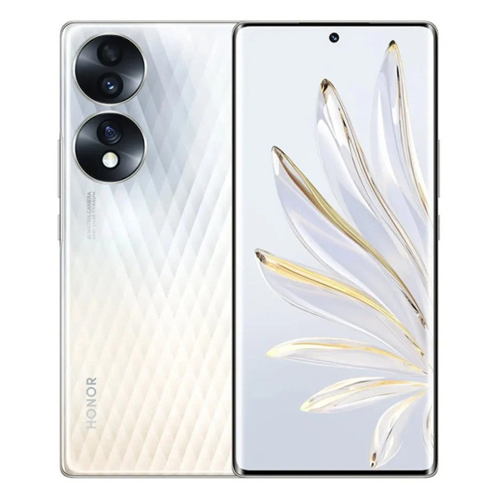 Смартфон Honor 70 8/128GB Серебряный (Crystal Silver)