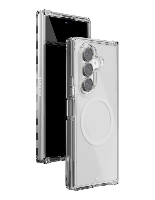 Чехол защитный VLP Crystal Case с MagSafe для Samsung Z Fold 7, прозрачный | Фото 2 из 2