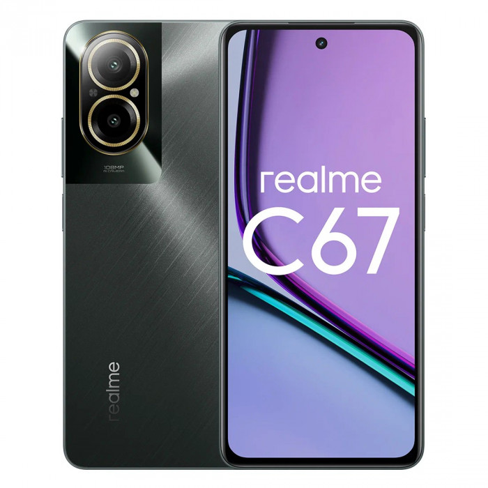 Смартфон Realme C67 4G 8/256GB Черный (Black Stone) EAC | Фото 1 из 6
