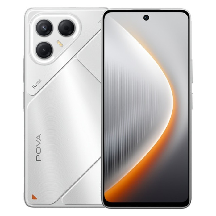 Смартфон TECNO POVA 7 5G 8/256GB Серебро (Magic Silver)
