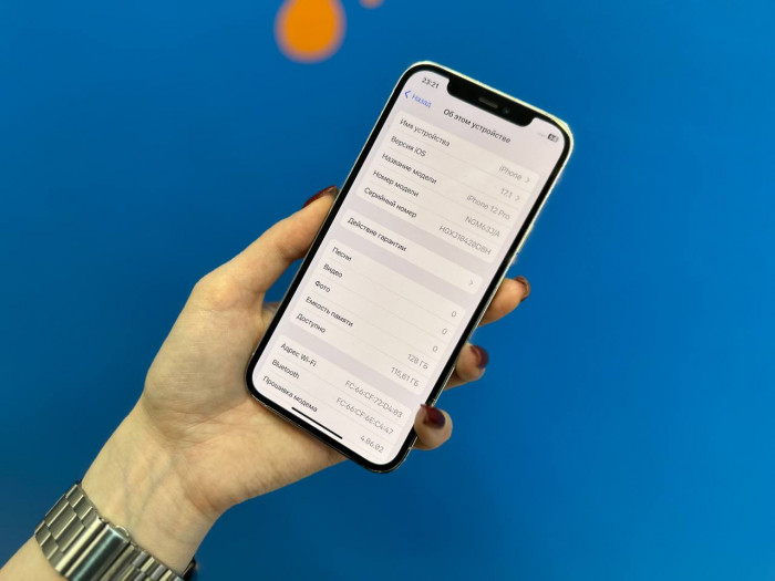 (Брак) Б/у Смартфон Apple iPhone 12 Pro 128GB Серебро | Фото 2 из 6