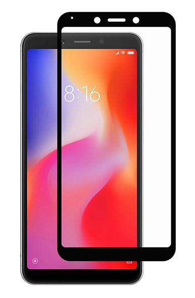 Защитное стекло для Xiaomi Redmi 6 Черный