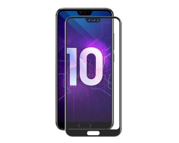 Защитное 3D стекло для Honor 10 View тех.пак Черное
