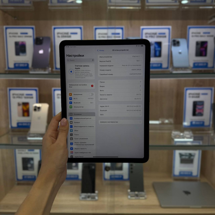 Б/У iPad Air 5 64GB Space Gray | Фото 2 из 5