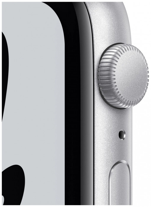 Умные часы Apple Watch SE GPS 40mm Aluminum Case with Nike Sport Band Серебристый/чистая платина/черный | Фото 3 из 4