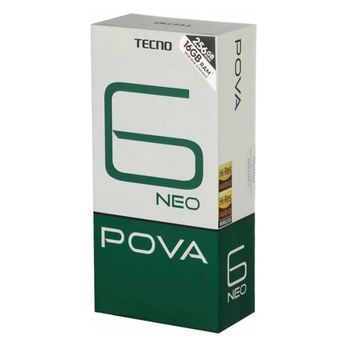 Смартфон Tecno Pova 6 Neo 8/256GB Черный (Speed Black) EAC