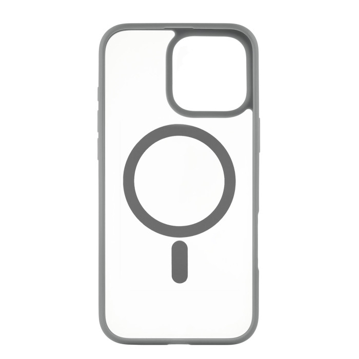 Чехол защитный uBear Cloud Mag Case для iPhone 16 Pro Max, MagSafe совместимый, усиленный, силк-тач, Cерый | Фото 4 из 5
