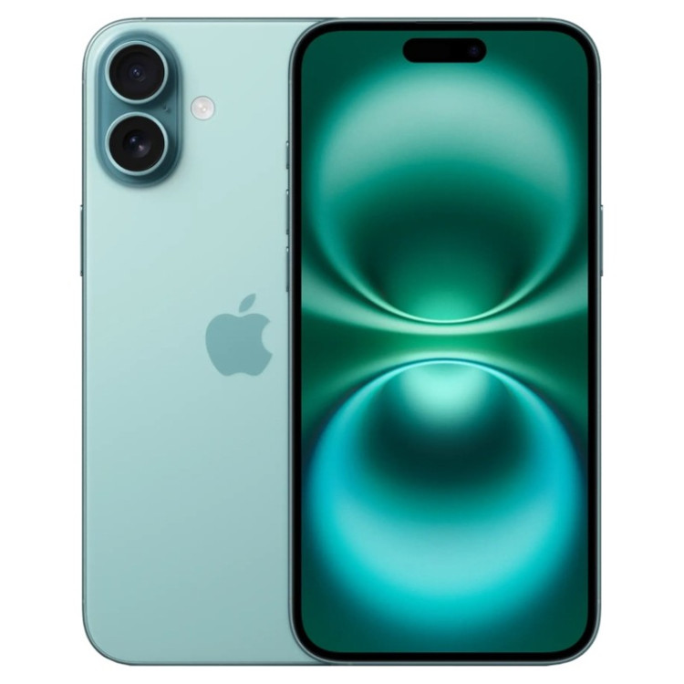 Смартфон Apple iPhone 16 128GB Бирюзовый (Teal) nano SIM + eSIM (Без RuStore)