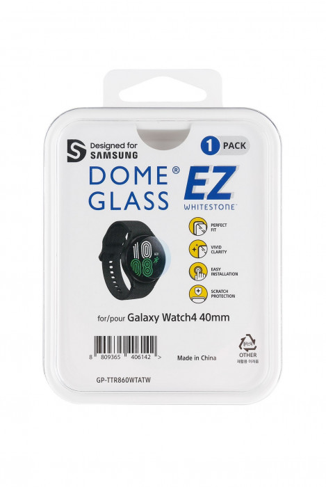 Защитное стекло Whitestone EZ glass для Samsung Galaxy Watch 4/5/6 40mm и Pro 45mm