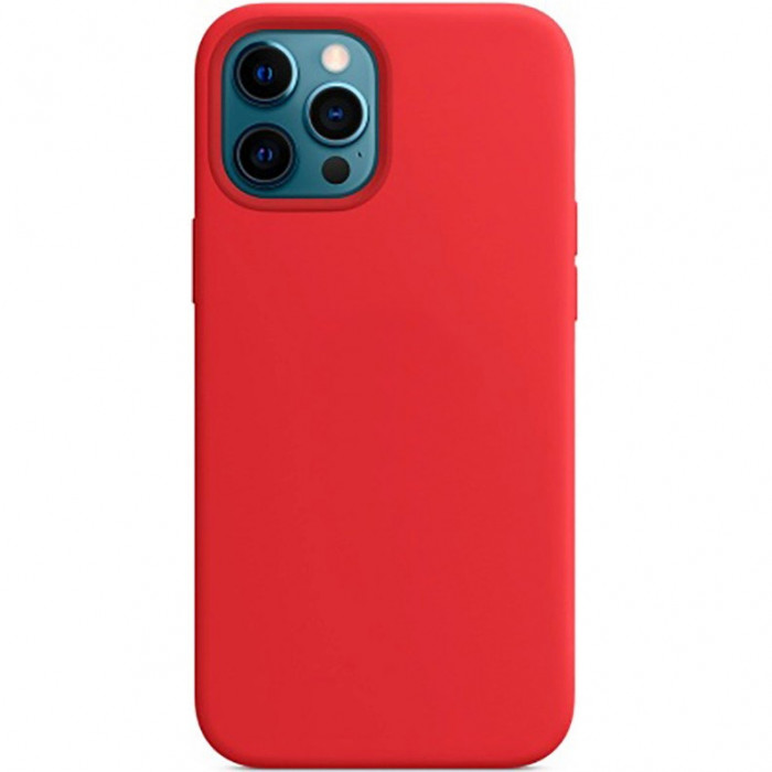 Чехол силиконовый для iPhone 12 Pro Max Красный