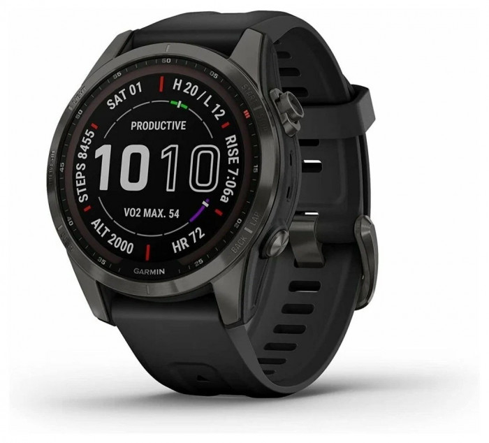 Умные часы Fenix 7S  Carbon Sapphire Solar (010-02539-24)