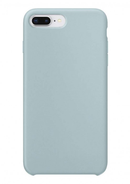 Чехол Silicone Case для iPhone 7 Plus Серо-голубой