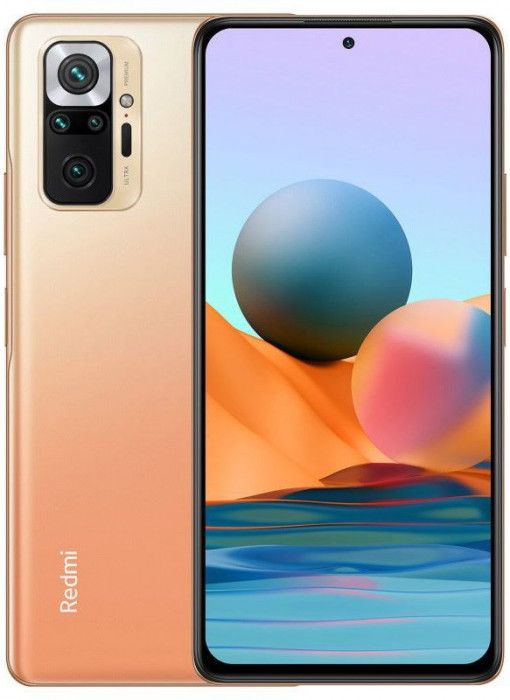 Смартфон Xiaomi Redmi Note 10 Pro 6/64GB NFC Бронзовый (Gradient Bronze) | Фото 1 из 7