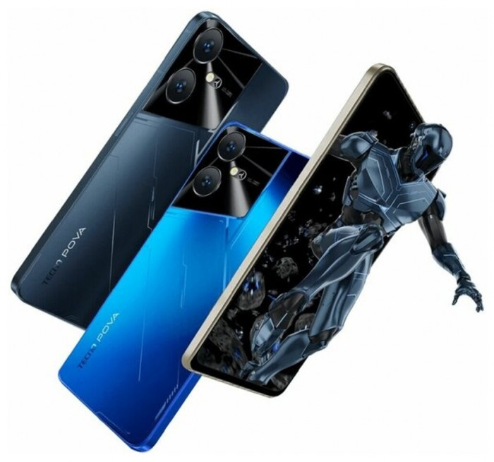 Смартфон Tecno Pova Neo 3 4/128GB Черный (Mecha Black) EAC | Фото 10 из 48