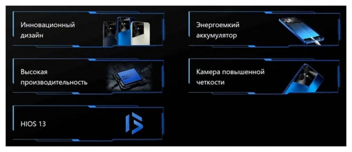 Смартфон Tecno Pova Neo 3 4/128GB Черный (Mecha Black) EAC | Фото 21 из 48