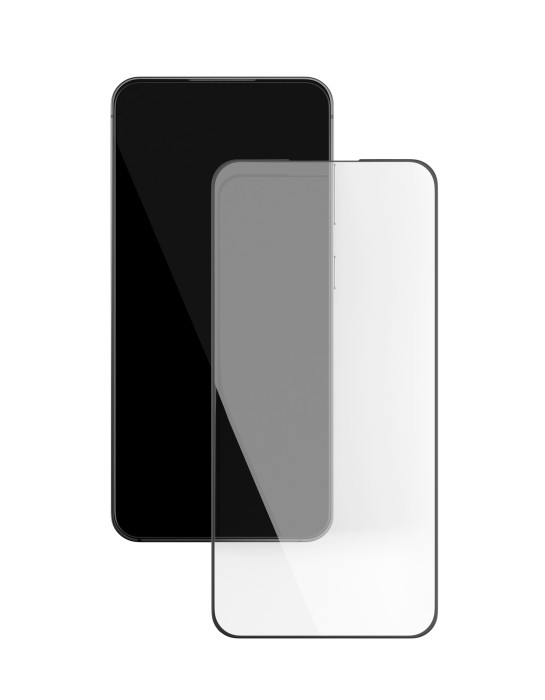 Стекло защитное 2.5D VLP Premium Shield для Samsung S24 Plus/S25 Plus с черной рамкой