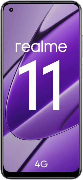 Смартфон Realme 11 4G 8/256GB Черный (Nebula Blue) EAC