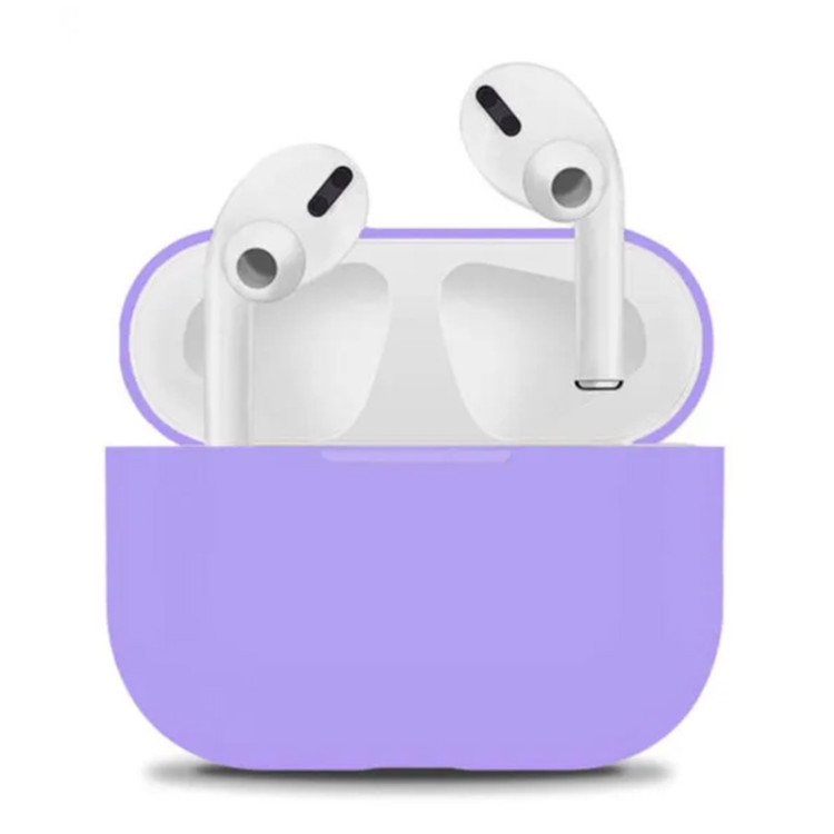 Чехол Silicone Case Protection на AirPods Pro 2 Лаванда