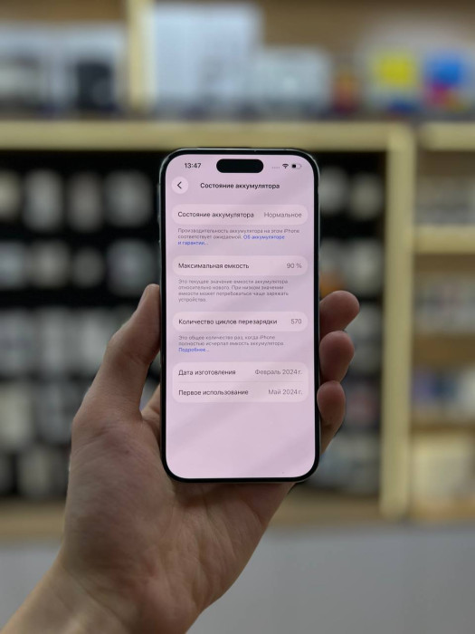 Б/У Смартфон Apple iPhone 15 Pro 256GB Белый