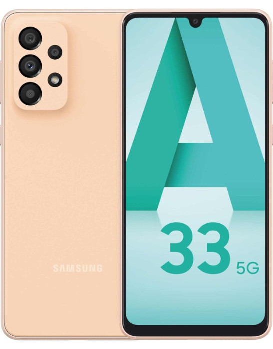 Смартфон Samsung Galaxy A33 5G 8/128GB Персиковый (Peach) | Фото 9 из 9