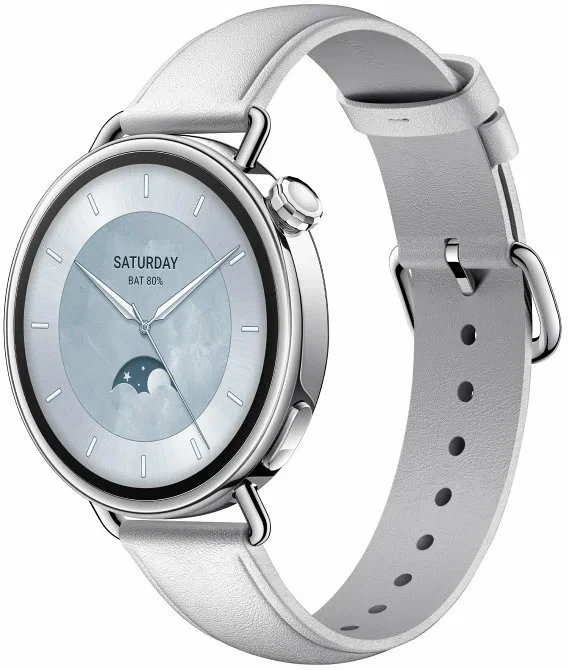 Умные часы Xiaomi Watch S4 41 мм Leather Strap Белый | Фото 1 из 1