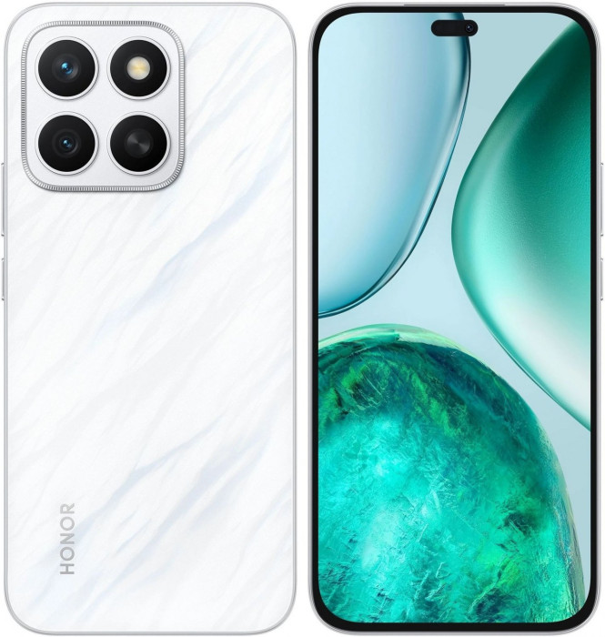 Смартфон Honor X8c 6/128GB Лунный белый (Moonlight White) | Фото 1 из 3