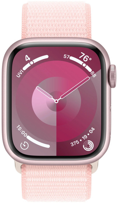 Умные часы Apple Watch Series 9 41mm GPS Aluminum Case with Sport Loop Pink