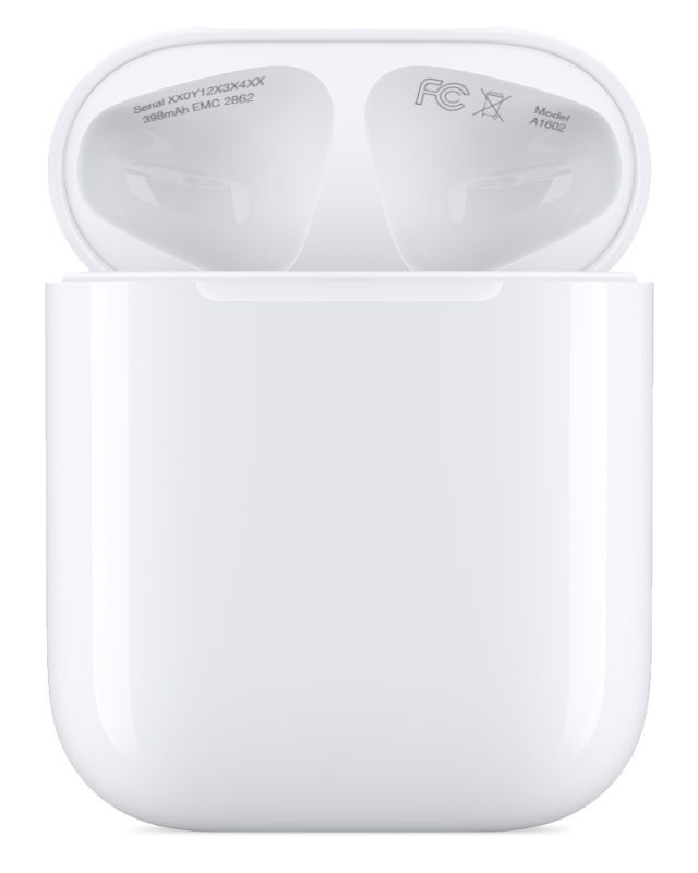 Apple airpods 2 with charging case outlet