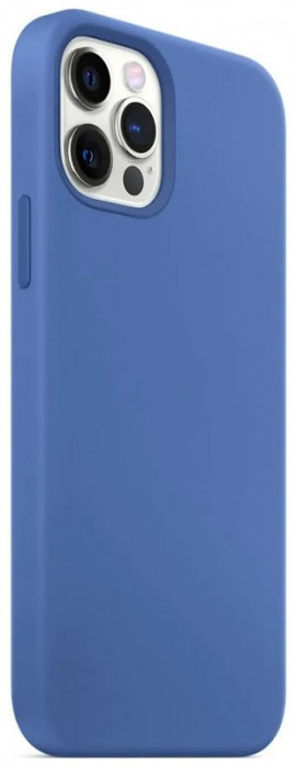 Чехол Silicone Case для iPhone 12/12 Pro Голубой (Capri Blue)