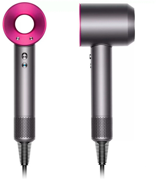 Фен Dyson Supersonic HD07 Никель/Розовый (Nikel/Fuchsia)