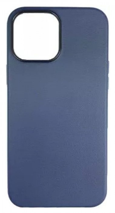 Чехол-накладка кожаная K-Doo Noble Collection (PC+PU) для Iphone 13 Pro Темно-синия