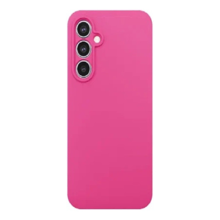 Чехол защитный VLP Aster Case для Samsung Galaxy A35 Ярко-розовый