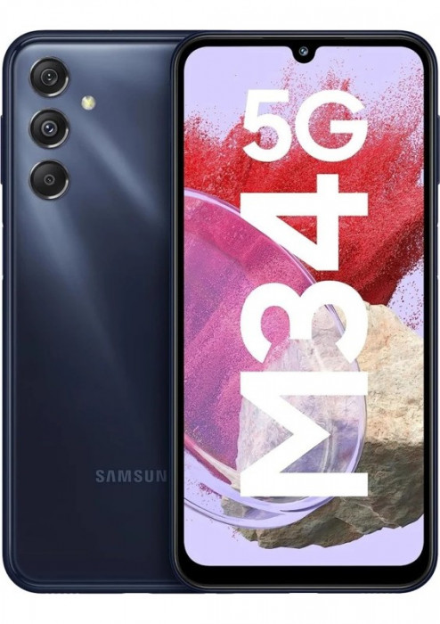 Смартфон Samsung Galaxy M34 5G 6/128GB Синий (Blue)