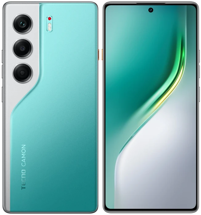 Смартфон Tecno Camon 40 Pro 8/256GB  Бирюзовый (Emerald Lake Green) | Фото 1 из 3