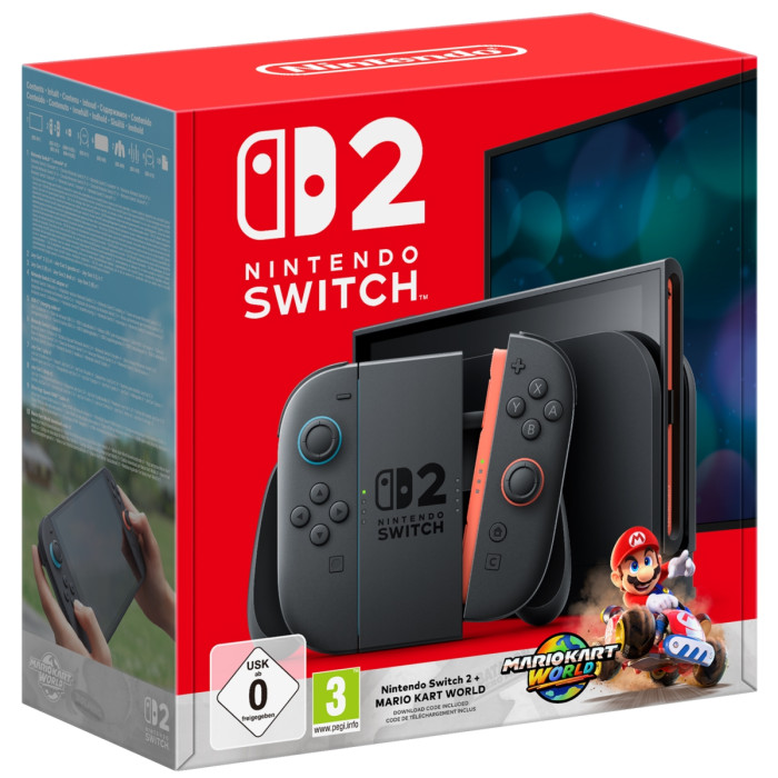 Игровая приставка Nintendo Switch 2 (2025) + Mario Kart World | Фото 2 из 12