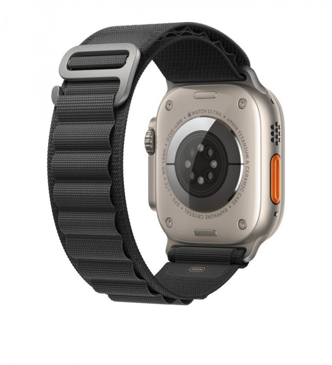 Ремешок Alpine Loop для Apple Watch 38/40/41mm Черный (Black)